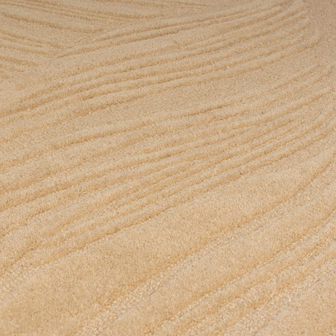 Dunelm Lino Leaf Modern Rug