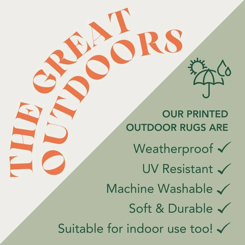 Furn Inka Geometric Outdoor/Indoor Printed Rug