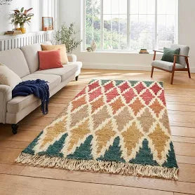 Hemp Modern Geometric Hand-Knotted Rugs