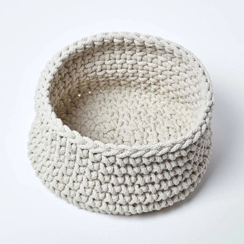 Homescapes Round Storage Basket