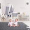 Canora Grey Almamy Machine Woven Grey Rug Canora
