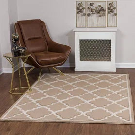 Surya B.V. Geometric Machine Woven Area Rug