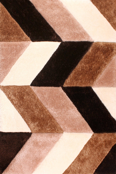 URCO 3D Carved Blazon Natural Rug