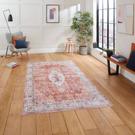Think Rugs Tabriz H1156 Traditional Rug