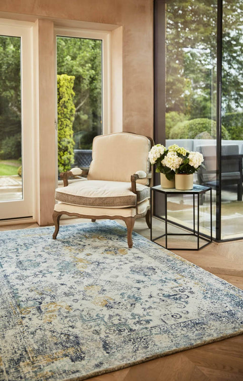 Origins Vogue Blue Ochre Rug