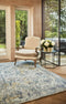 Origins Vogue Blue Ochre Rug