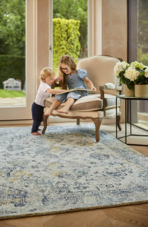 Origins Vogue Blue Ochre Rug