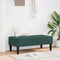 vidaXL Bench Dark Green 113x57x39 cm Velvet