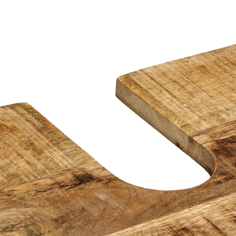 vidaXL Bathroom Furniture Set 2 pcs Brown Soild rough mango wood