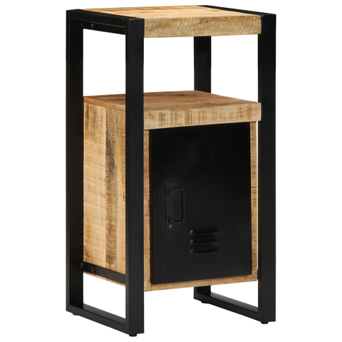 vidaXL Bathroom Furniture Set with Shelf with Storage with Door 2 pcs Brown 55 x 35 x 60 cm