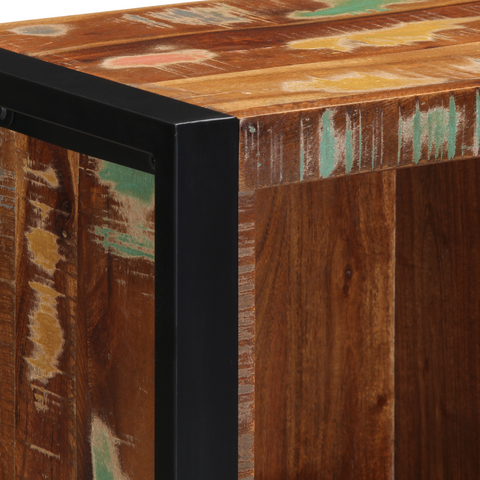 vidaXL Bathroom Furniture Set 3 pcs Multicolour Solid Reclaimed Wood