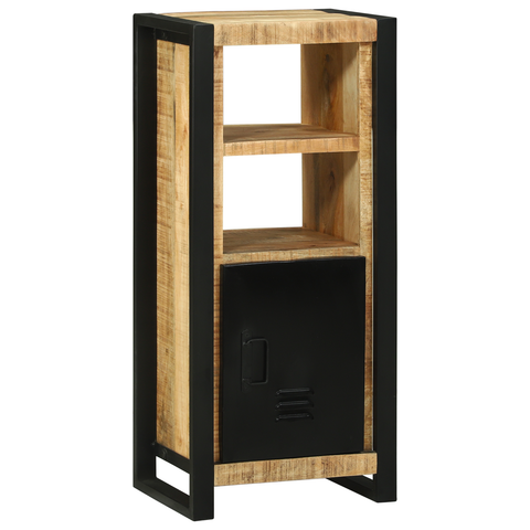 vidaXL Bathroom Furniture Set with Shelf 3 pcs Brown Solid Mango Wood