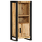 vidaXL Bathroom Furniture Set with Shelf 3 pcs Brown Solid Mango Wood