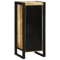 vidaXL Bathroom Furniture Set with Shelf 3 pcs Brown Solid Mango Wood