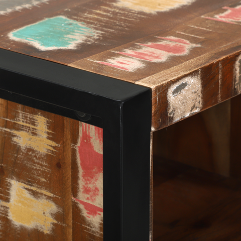 vidaXL Bathroom Furniture Set 3 pcs Multicolour Solid Reclaimed Wood