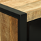 vidaXL Bathroom Furniture Set with Shelf 4 pcs Brown Solid Mango Wood