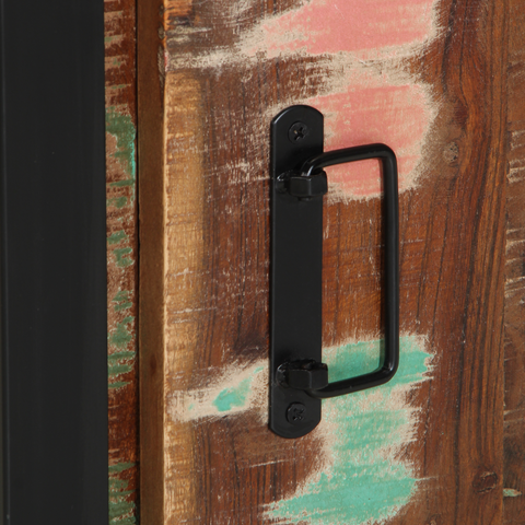 vidaXL Bathroom Furniture Set 4 pcs Multicolour Solid Reclaimed Wood