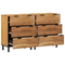 vidaXL Sideboards 2 pcs Brown 60x33x75 cm Solid Wood Acacia