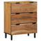 vidaXL Sideboards 2 pcs Brown 60x33x75 cm Solid Wood Acacia