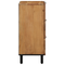 vidaXL Sideboards 2 pcs Brown 60x33x75 cm Solid Wood Acacia