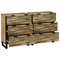 vidaXL Sideboards with Drawer with Storage 2 pcs Brown Medium Solid mango wood