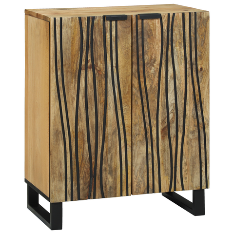 vidaXL Bathroom Furniture Set 3 pcs Brown Medium Solid wood