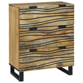 vidaXL Bathroom Furniture Set 3 pcs Brown Medium Solid wood