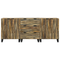 vidaXL Bathroom Furniture Set 3 pcs Brown Medium Solid wood