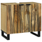 vidaXL Bathroom Furniture Set with Shelf with Storage with Door with Mirror 2 pcs Brown Standard