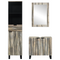 vidaXL Bathroom Furniture Set with Drawer with Shelf 3 pcs White 38 x 33 x 160 cm