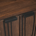 vidaXL Bathroom Furniture Set with Drawer with Shelf with Storage with Door 3 pcs Brown Large