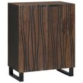 vidaXL Bathroom Furniture Set with Drawer with Shelf with Storage with Door 3 pcs Brown Large