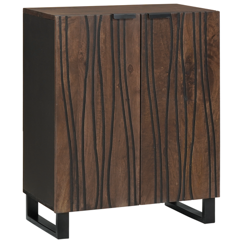 vidaXL Bathroom Furniture Set with Drawer with Shelf with Storage with Door 3 pcs Brown Large