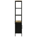 vidaXL Highboard 70x35x180 cm Solid Rough Wood Mango