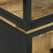 vidaXL Highboard 70x35x180 cm Solid Rough Wood Mango