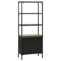 vidaXL Highboard 70x35x180 cm Solid Rough Wood Mango