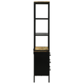 vidaXL Highboard 70x35x180 cm Solid Rough Wood Mango
