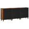 vidaXL 3 Piece Bathroom Furniture Set Solid Rough Wood Mango