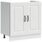 vidaXL Kitchen Cabinet with Door Kalmar 2 pcs White 80 x 46 x 81.5 cm