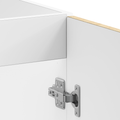 vidaXL Kitchen Cabinet with Door Kalmar 2 pcs Brown 80 x 46 x 81.5 cm