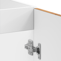 vidaXL Kitchen Cabinet with Door Kalmar 2 pcs Brown 80 x 46 x 81.5 cm