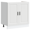 vidaXL Sink Base Cabinet with Door Porto 2 pcs White 80 x 46 x 84.5 cm