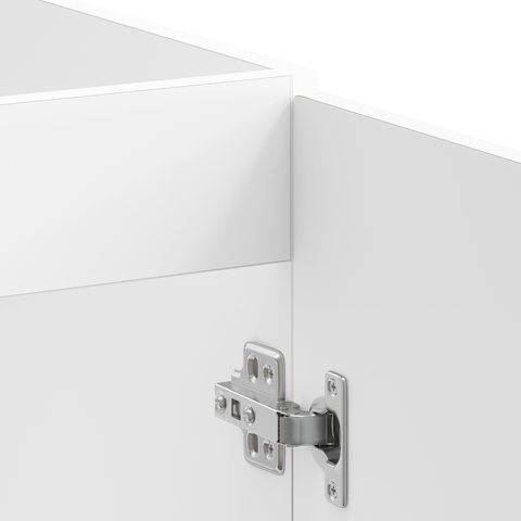 vidaXL Sink Base Cabinet with Door Porto 2 pcs White 80 x 46 x 84.5 cm