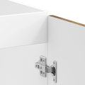 vidaXL Sink Base Cabinet with Door Porto 2 pcs Brown 80 x 46 x 84.5 cm