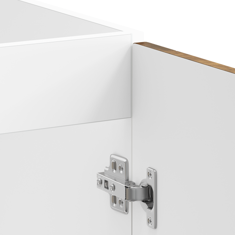 vidaXL Sink Base Cabinet with Door Porto 2 pcs Brown 80 x 46 x 84.5 cm