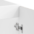 vidaXL Sink Base Cabinet with Door Porto 2 pcs Grey 80 x 46 x 84.5 cm