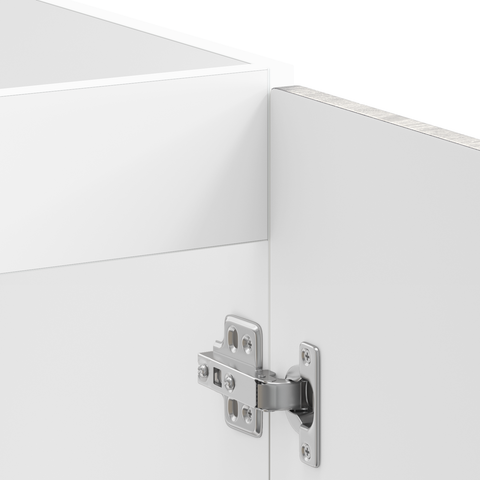 vidaXL Sink Base Cabinet with Door Porto 2 pcs Grey 80 x 46 x 84.5 cm