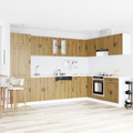 vidaXL Sink Base Cabinet with Door Porto 2 pcs Brown 80 x 46 x 84.5 cm