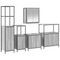 vidaXL 5-Piece Bathroom Furniture Set in Grey Sonoma Engineered Wood