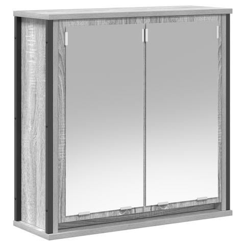 vidaXL 5-Piece Bathroom Furniture Set in Grey Sonoma Engineered Wood